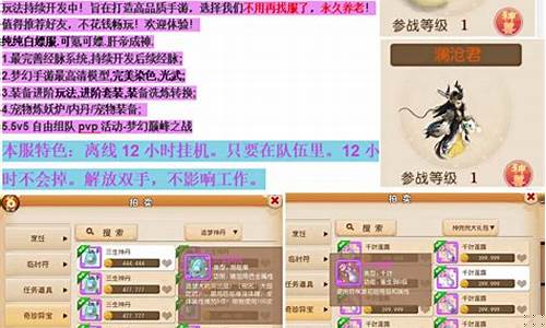 梦幻西游 私服：加入梦幻西游公益服，共同书写传奇(梦幻西游公益服是什么)